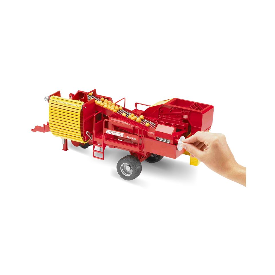 Bruder Grimme Kartoffeloptager SE 75-30 med 80 kartoffelimitater