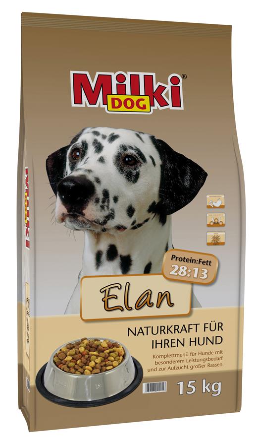 Milki Dog® Elan, Hunde tørfoder, 15 kg