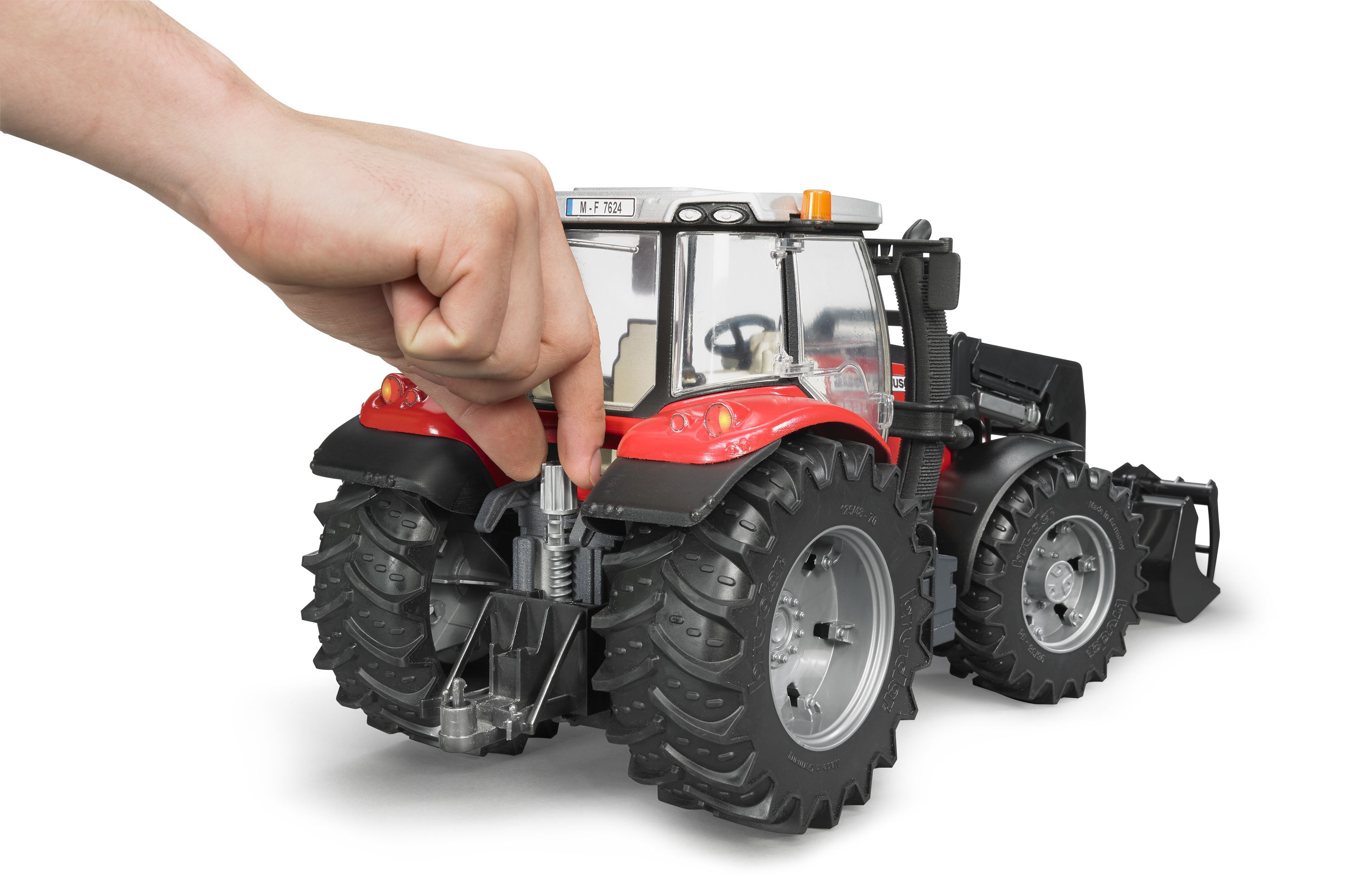 Bruder Massey Ferguson Traktor 7624 mit Frontlader
