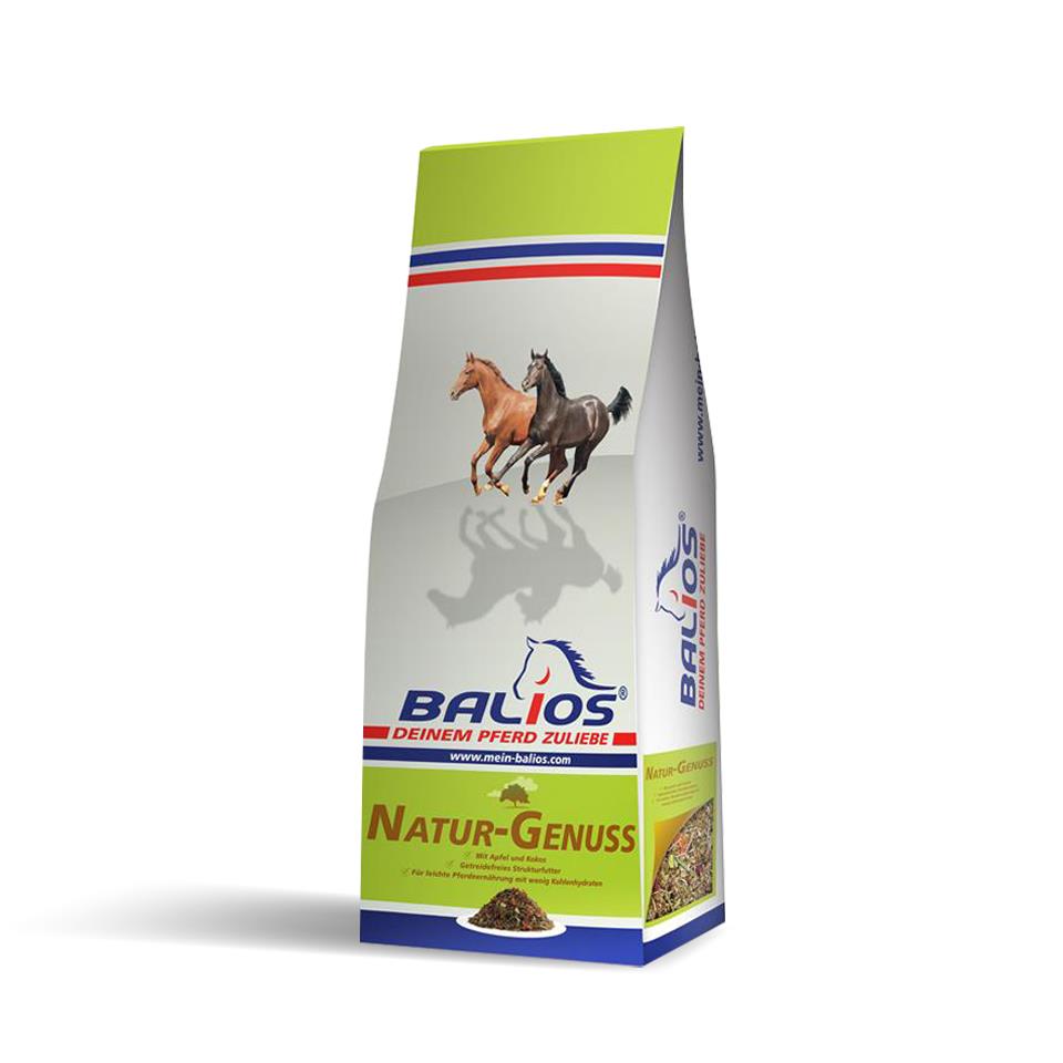 Balios Natur-Genuss strukturfoder til heste, 15kg