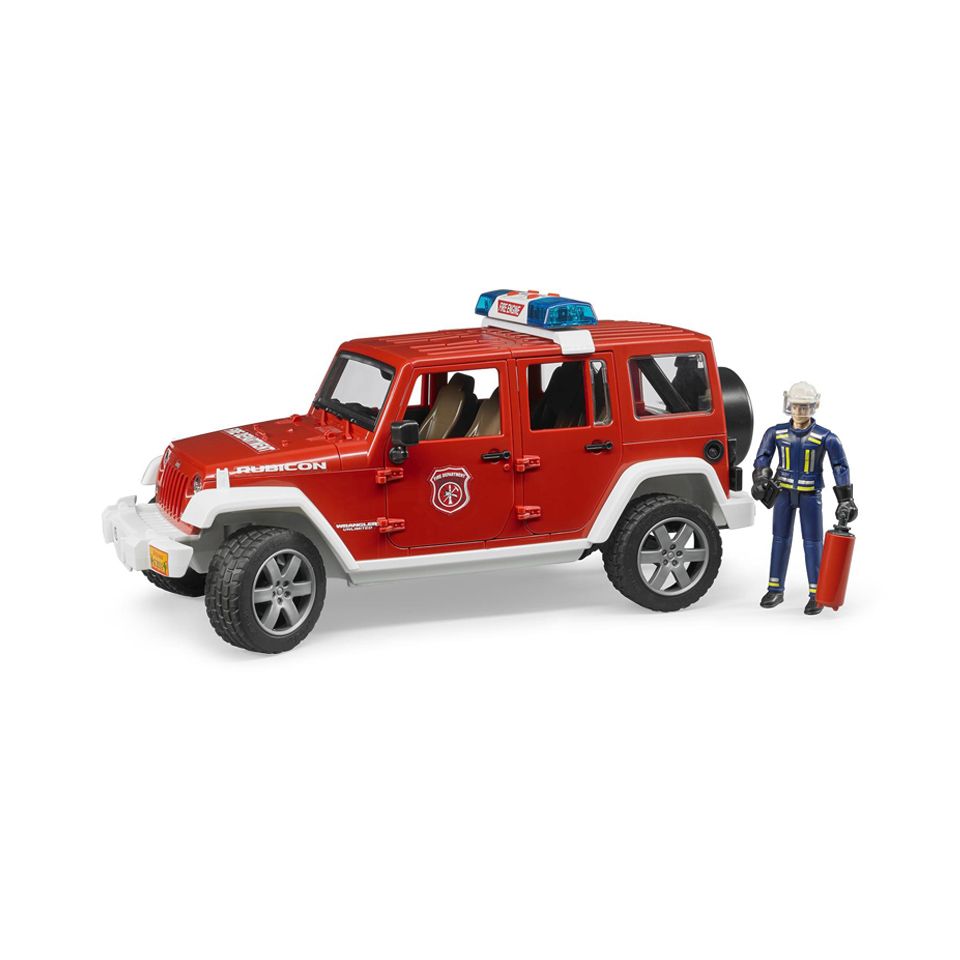 Bruder Jeep Wrangler Unlimited Rubicon brandbil & brandmand