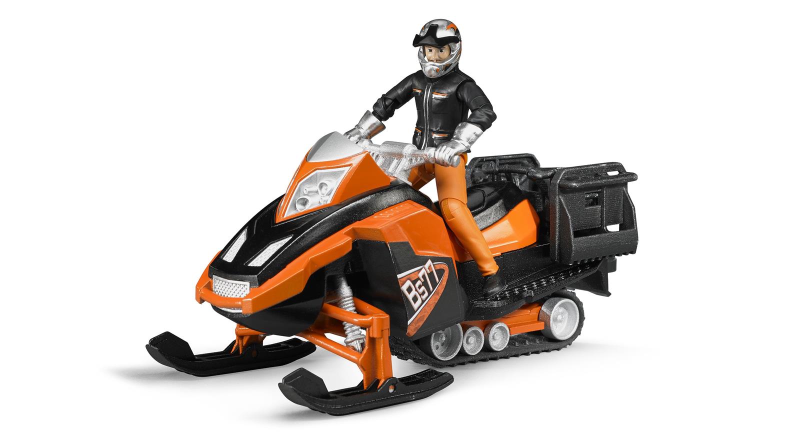 Bruder Snowmobil mit Fahrer und Ausstattung