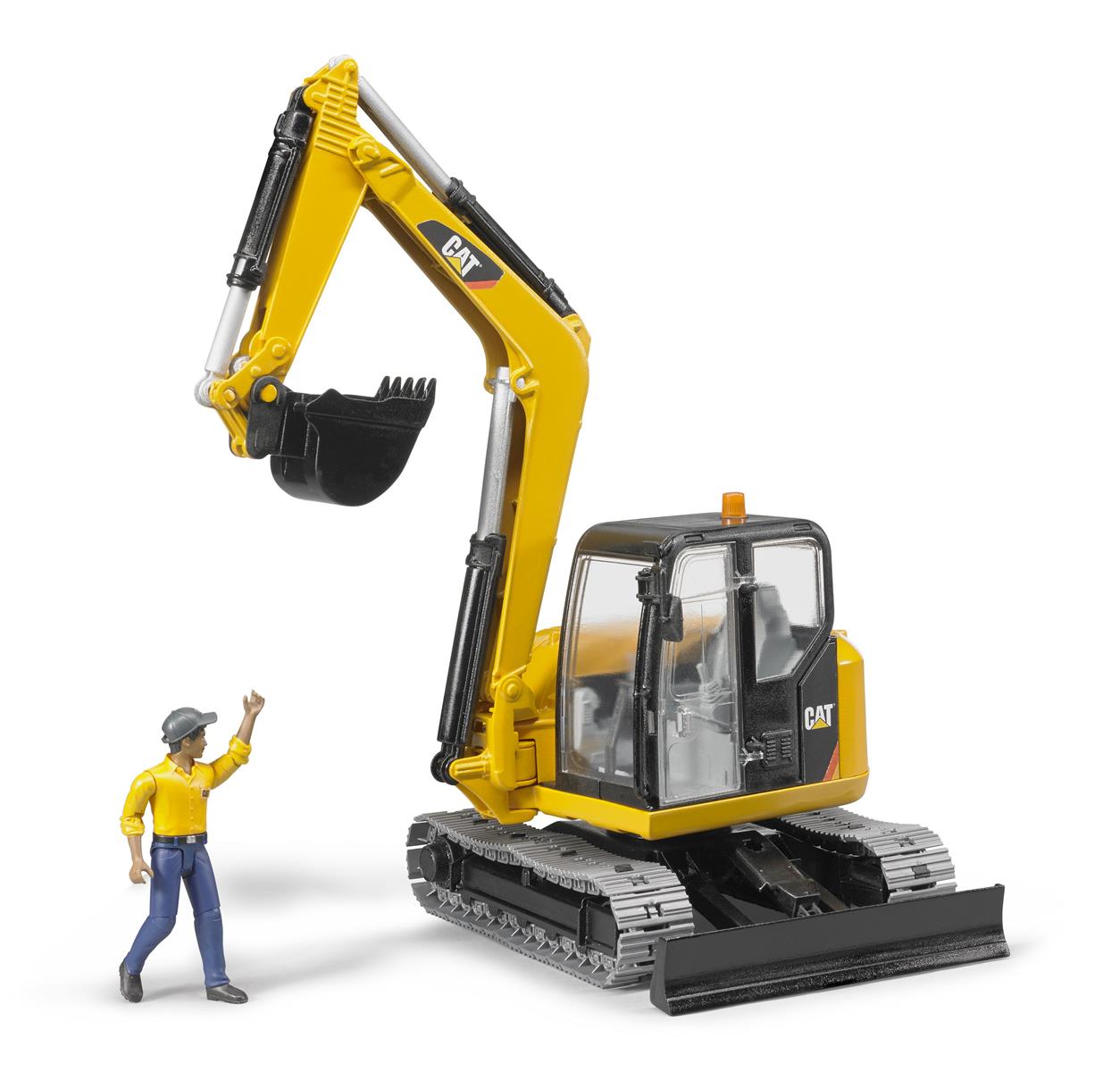 Bruder Caterpillar CAT Mini Gravko med arbejder