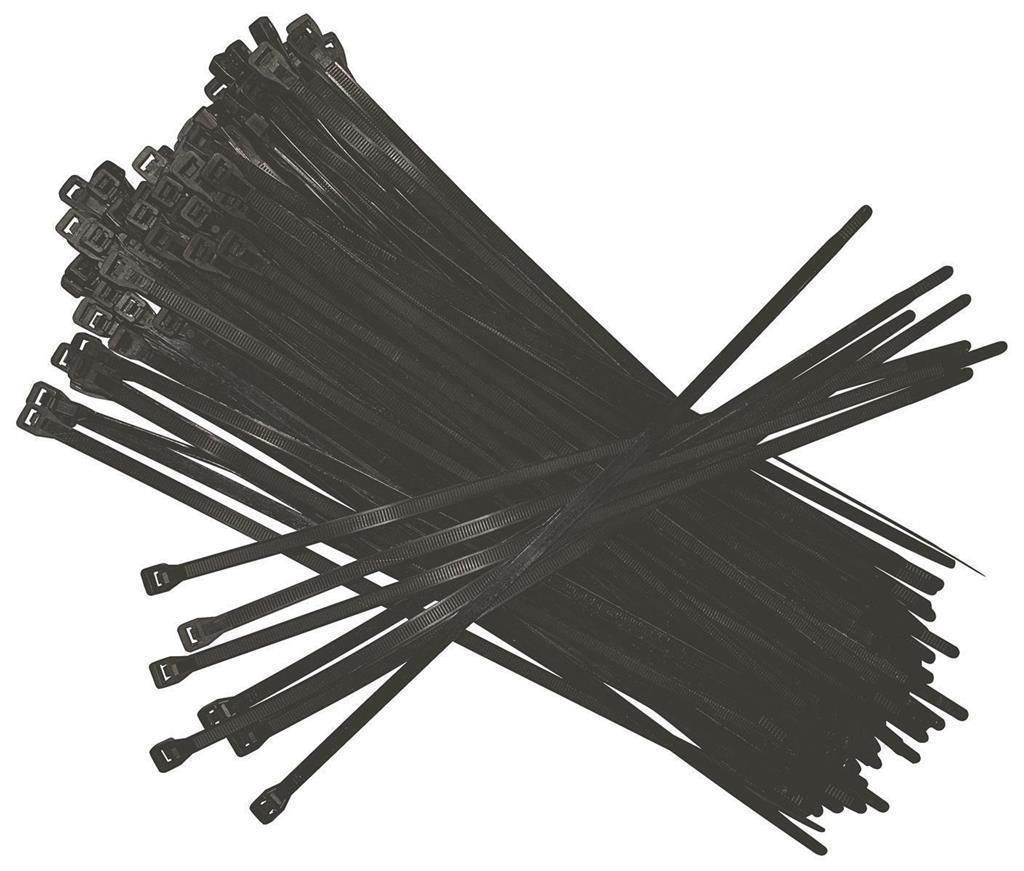Ryom Kabelbinder sort 4,8 mm, sort