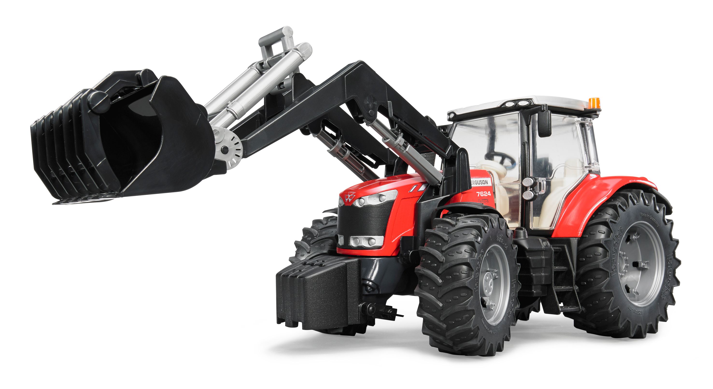 Bruder Massey Ferguson Traktor 7624 mit Frontlader
