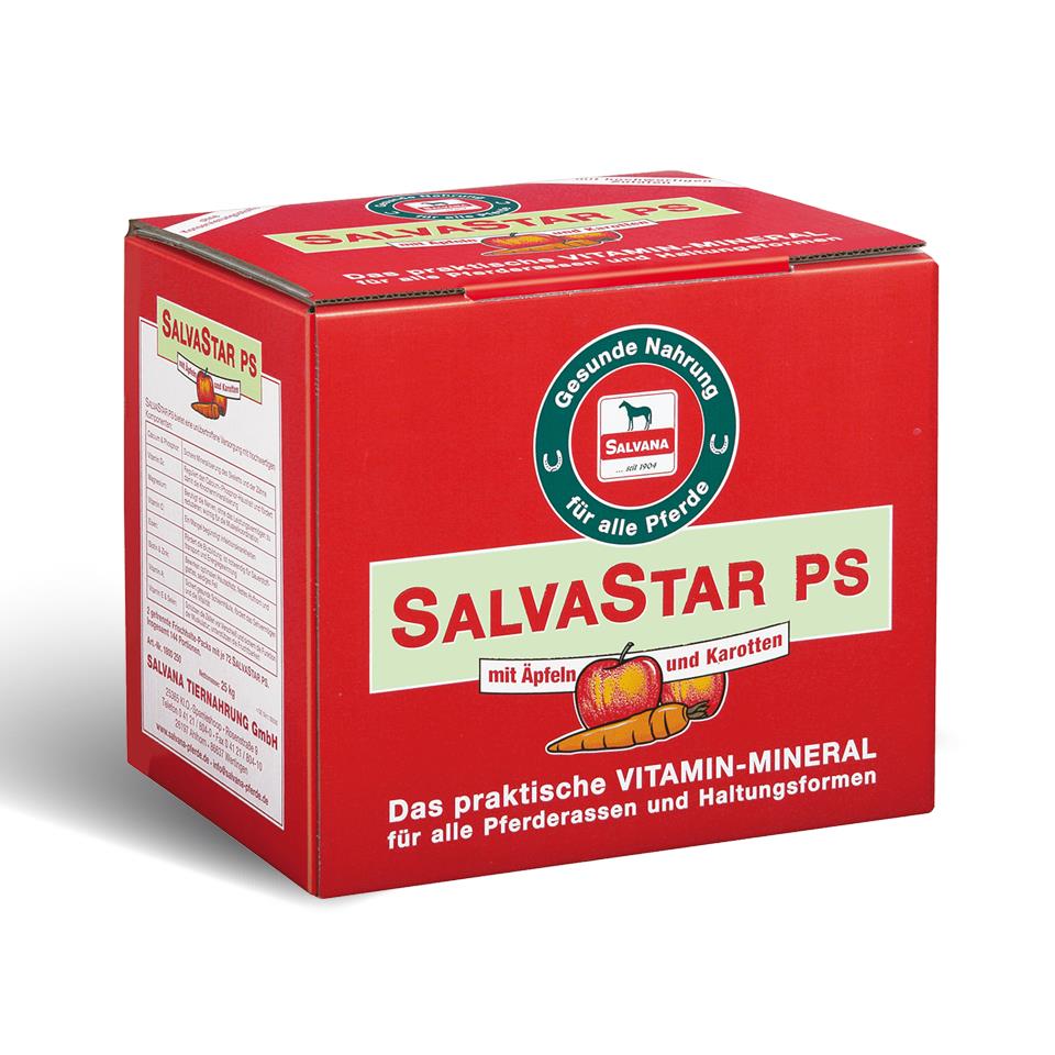 Salvana Salvastar PS mineralfoder til heste, 25 kg