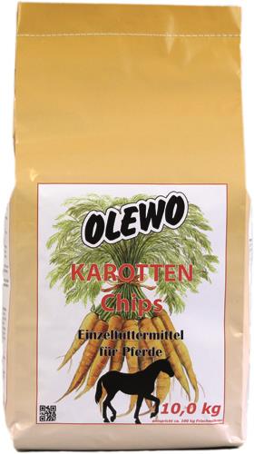 Olewo Gulerods-Chips til gnaver, 10 kg