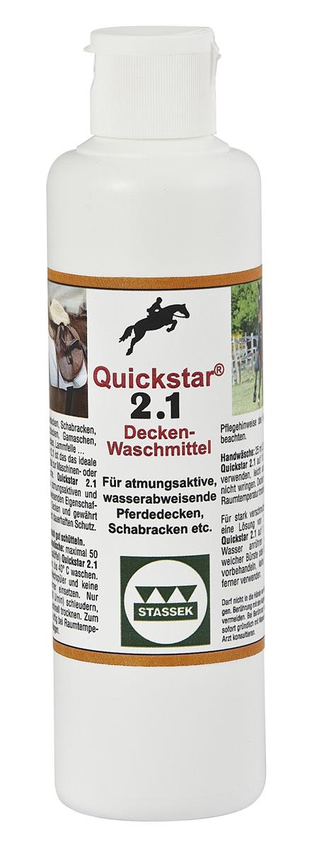 Quickstar® 2.1, Premium vaskemiddel til hestedækken, 250 ml