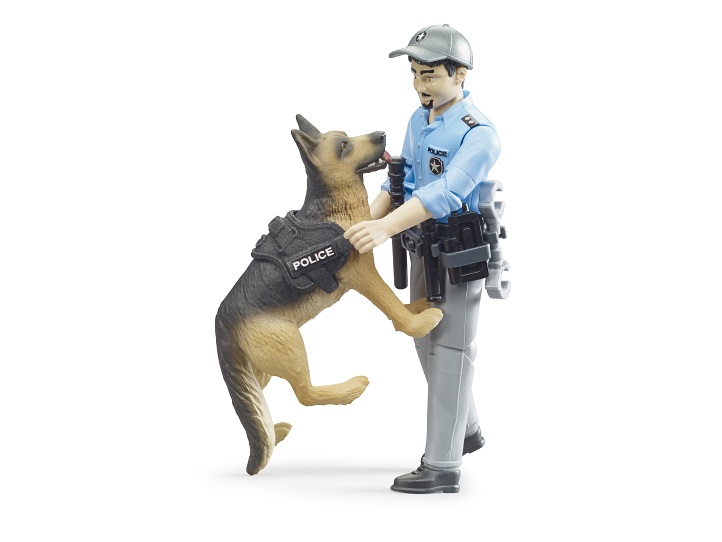 Bruder bworld Politimand med hund