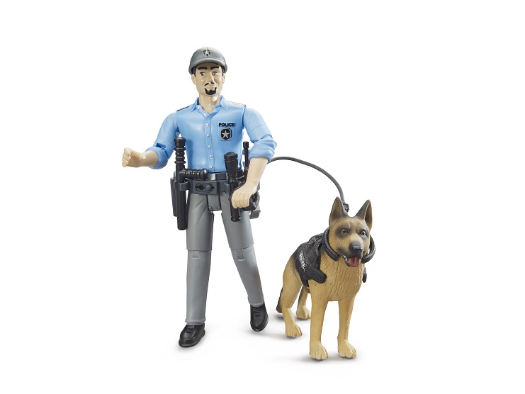 Bruder bworld Politimand med hund