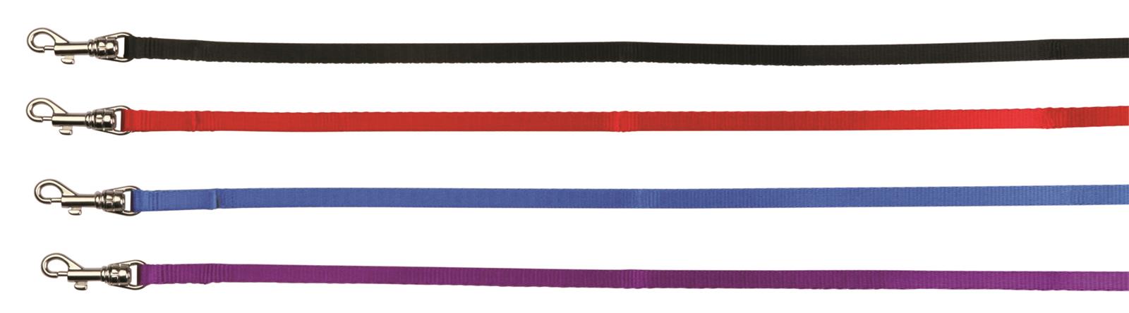 Trixie Killinge seletøj med snor, nylon, 19-31 cm/8 mm, 1,20 m