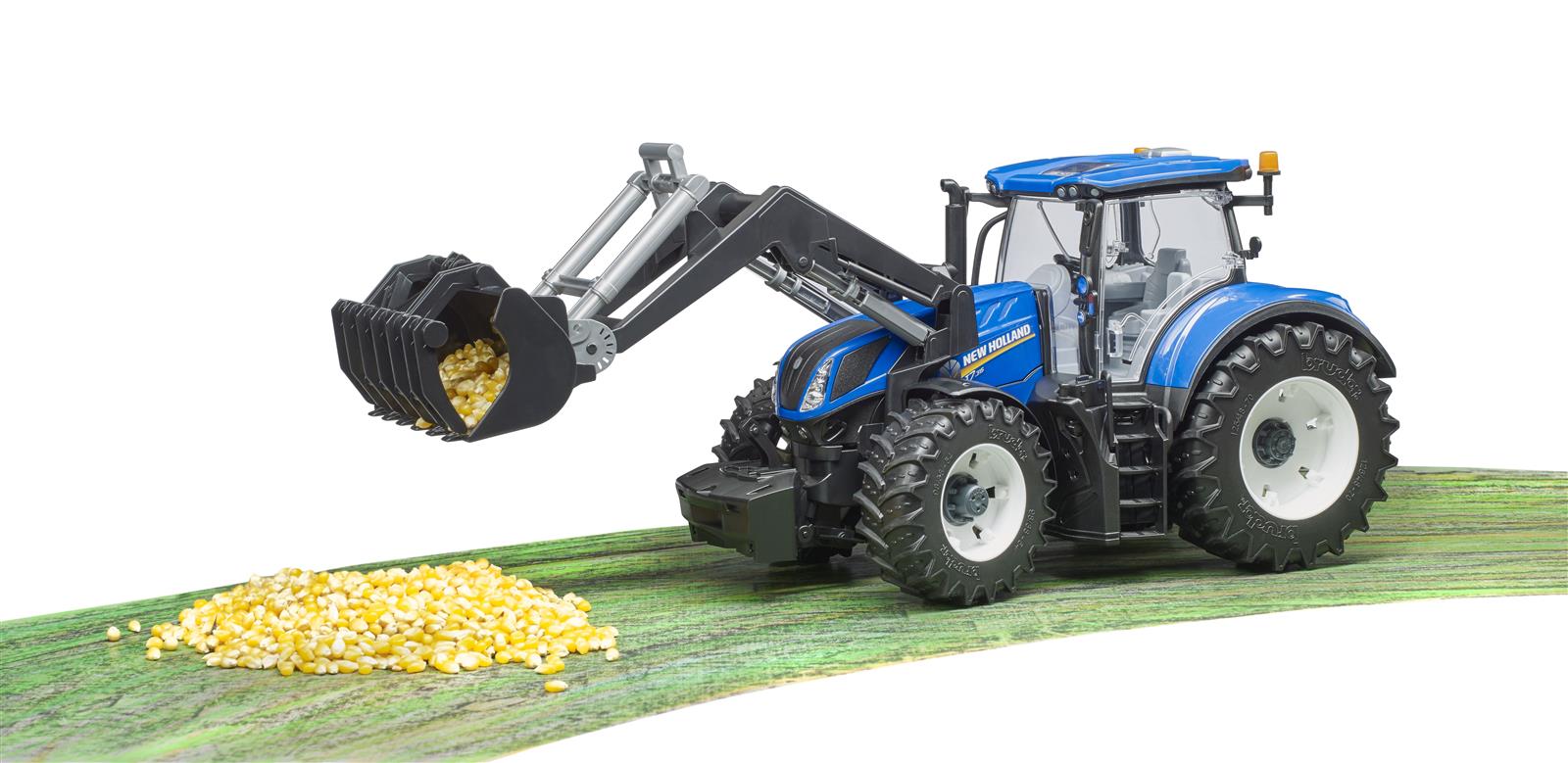 Bruder New Holland T7.315 Traktor mit Frontlader
