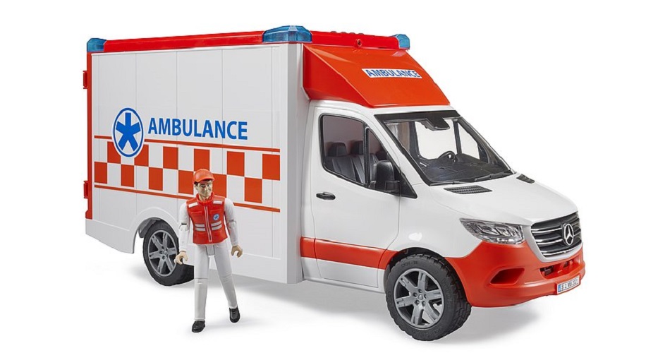 BRUDER MB Sprinter Ambulanz m. Fahrer