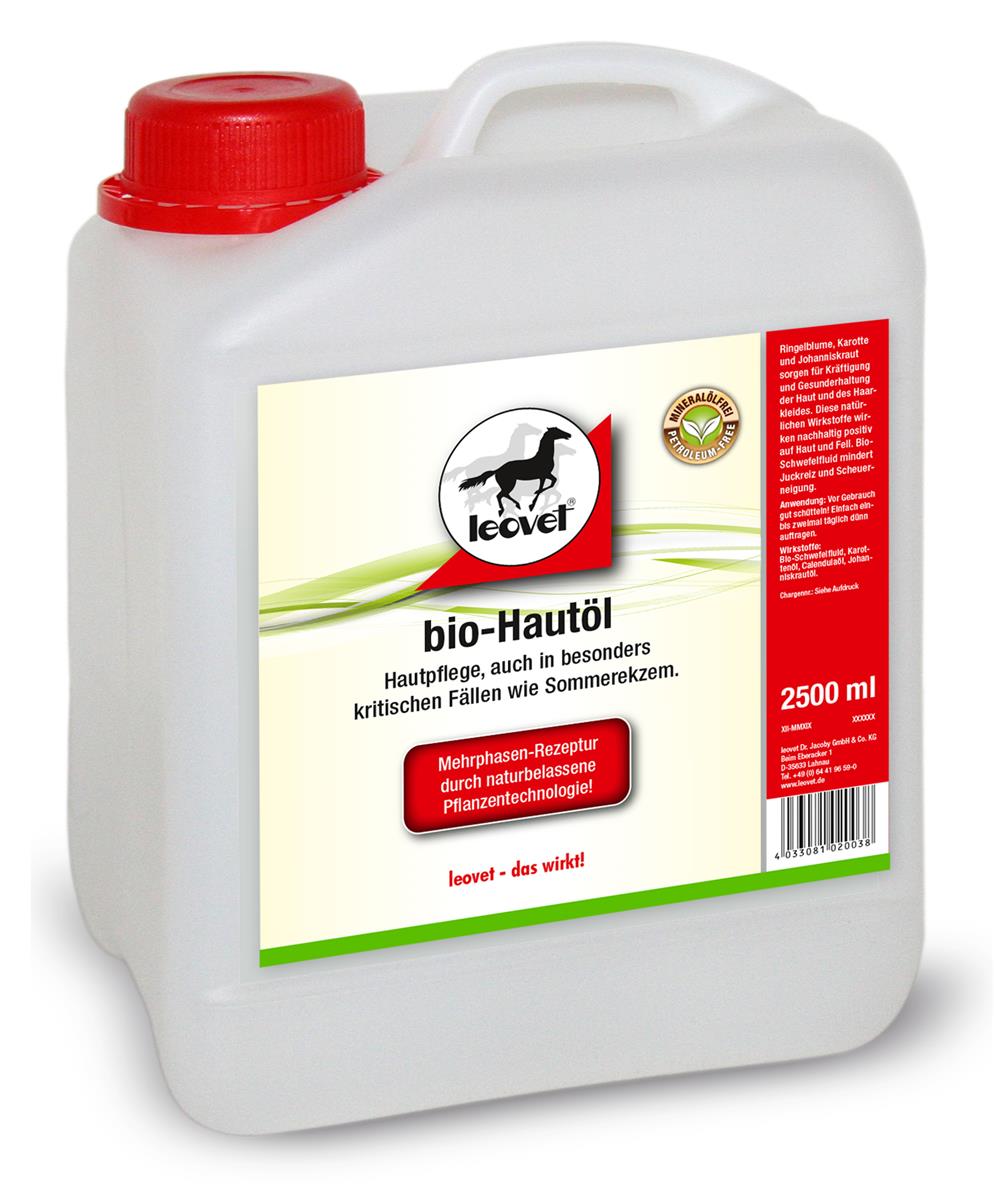 Levet bio-Hudolie til heste, 2500 ml