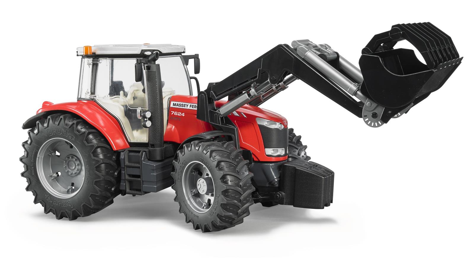 Bruder Massey Ferguson Traktor 7624 mit Frontlader