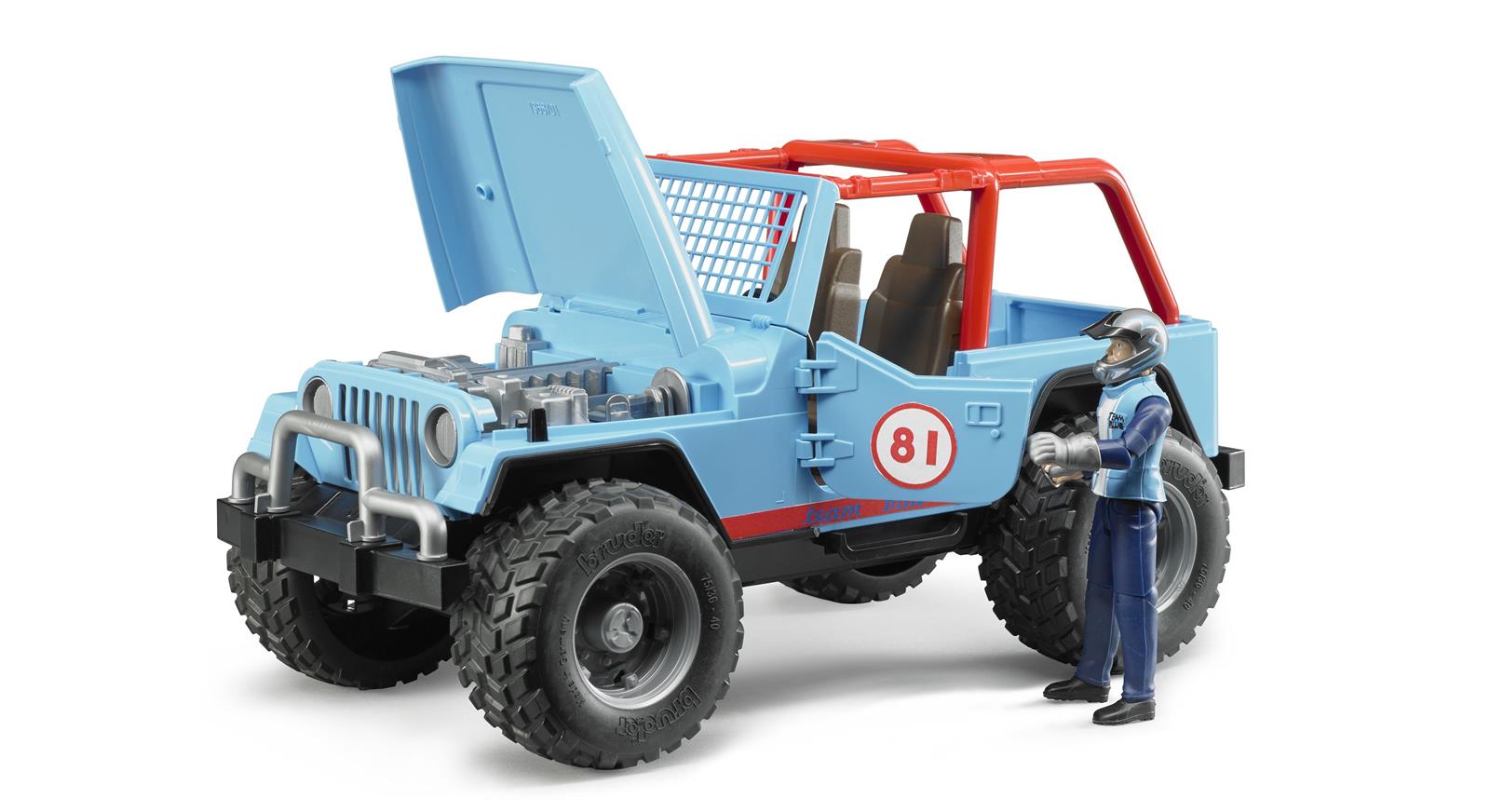 Bruder Jeep Cross Country Racer, blau