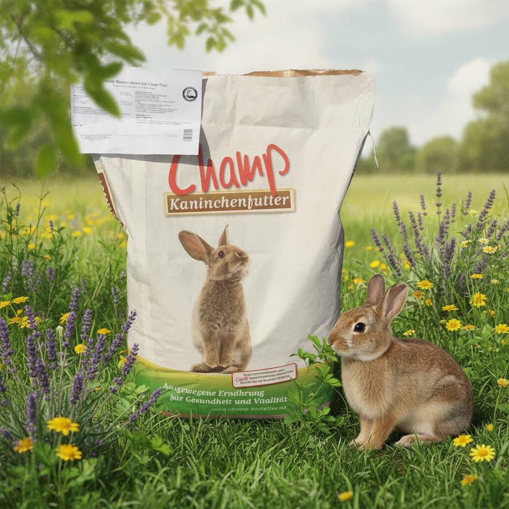 Champ getreidefreies Kaninchenfutter Mümmelmax mit Clino Plus, 10 kg
