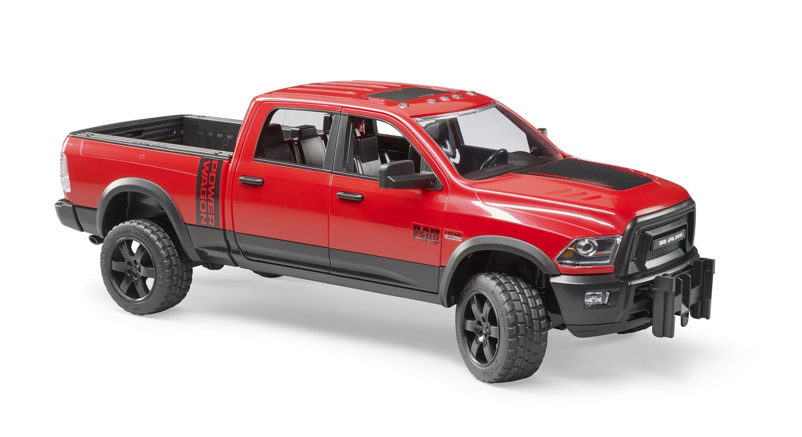 Bruder RAM Power Wagon med hestetrailer og hest