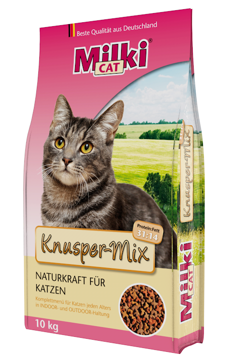 Milki Cat® Knusper Mix, Katte tørfoder, 10 kg