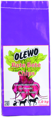 Olewo rødbeder-chips, 1 kg