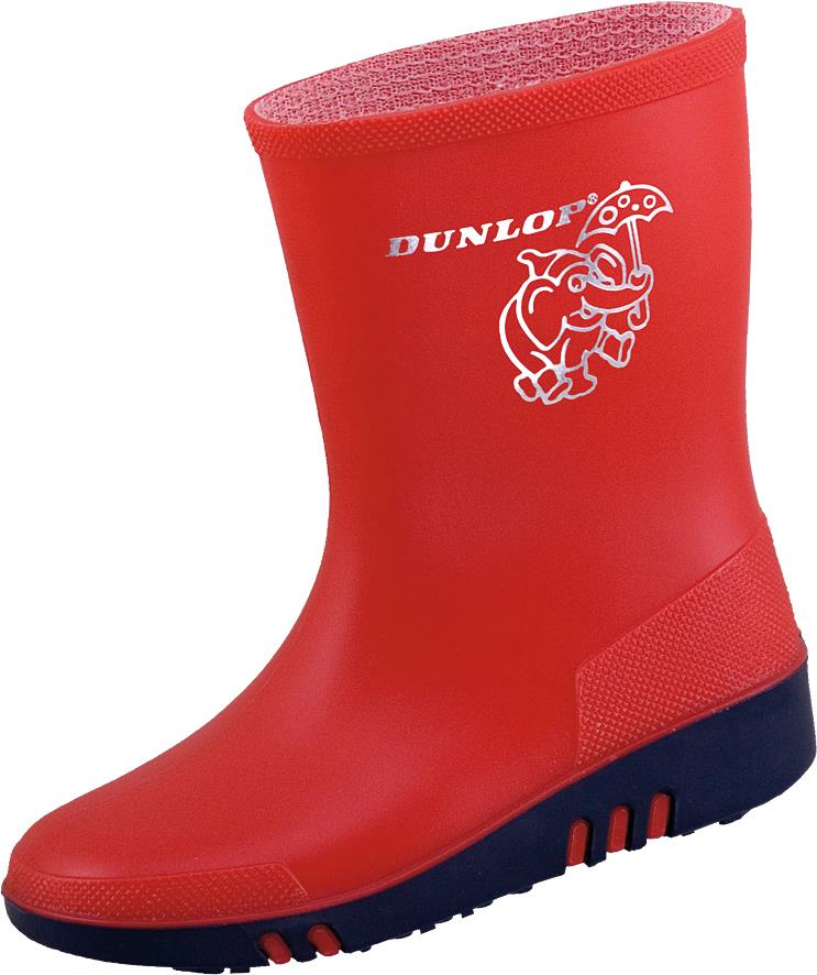 Dunlop Mini rød Børne fritids- og udendørsstøvle