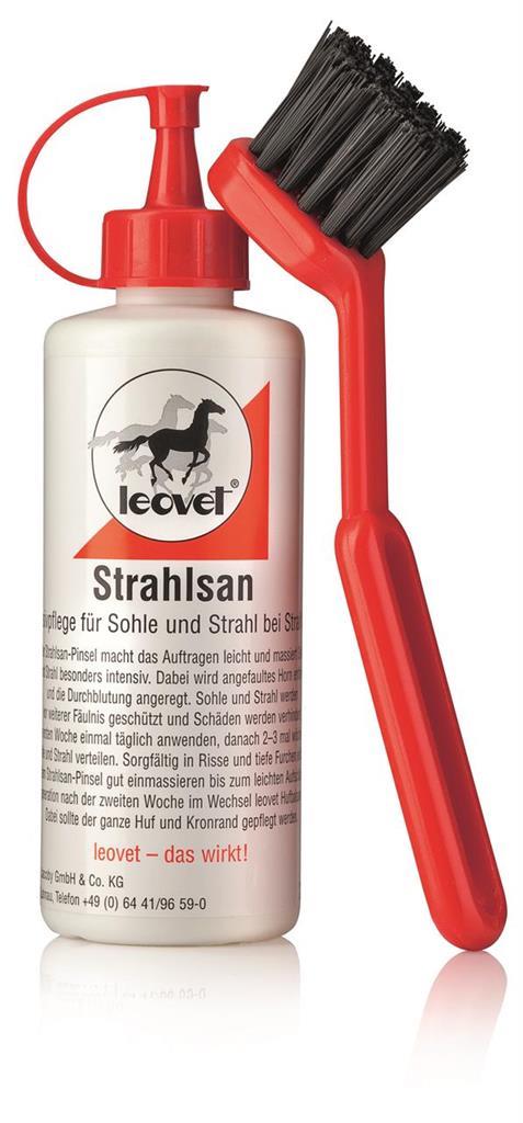 Leovet Strahlsan med pensel til heste, 200 ml