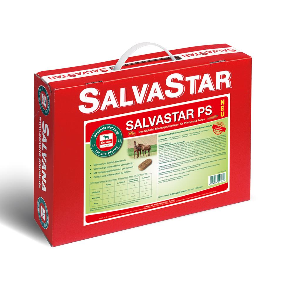 Salvana Salvastar PS med Æbler og Gulerødder til heste, 12,5 kg